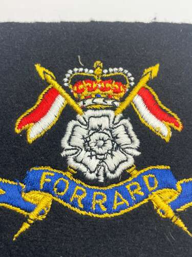 Post WW2 British Queen's Own Yorkshire Yeomanry Veterans Blazer Patch