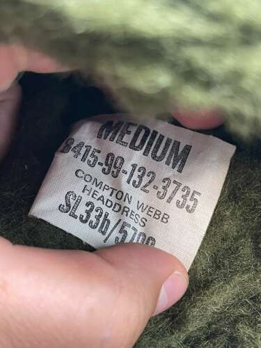Post WW2 British Army DPM Fleece Winter Hat Medium Size
