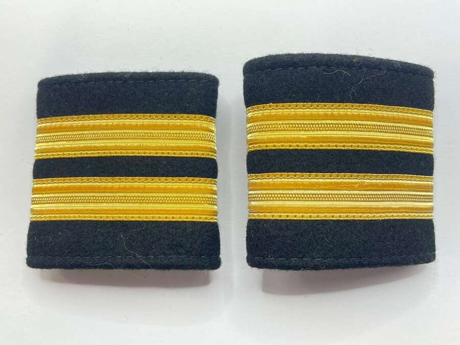 Vintage Airline 2 Bar Officers Soft Epaulettes