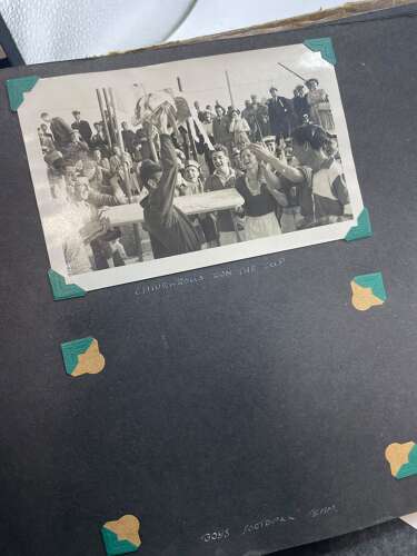 Post WW2 Royal Navy HMS Chivalrous, HMS Arthur & HMS Norfolk Photo Album