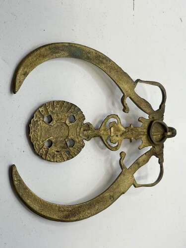 WW2 Period British Rifle Brigade Trench Art & Same Casted Hanging Hook