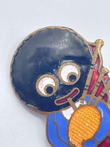 Vintage Robertsons Golly Bag Pipe Player By Richard Gomm