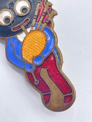 Vintage Robertsons Golly Bag Pipe Player By Richard Gomm