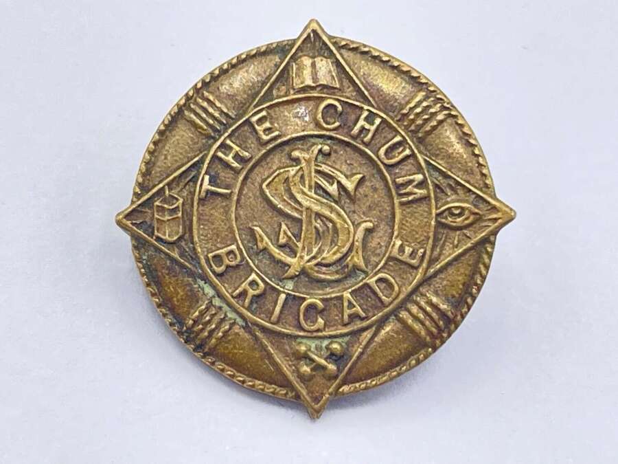 Antique The Chum Brigade Life Saving Scouts Troop Badge