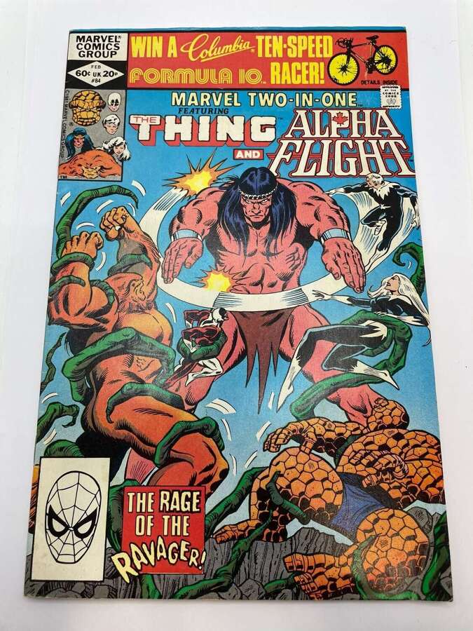 Vintage Marvel Two In One: The Thing + Alpha Flight, Issue 84  (February 1982)