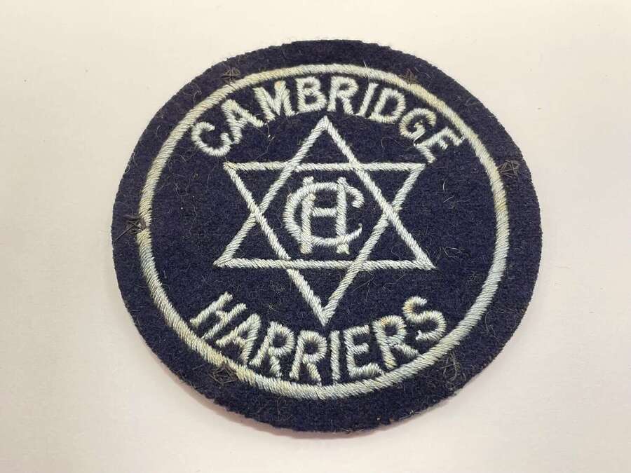Vintage 1930s Embroidered Cambridge Harriers Sports/ Blazer Patch