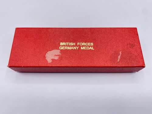 Post WW2 British Forces Germany Commemorative Medal Empty Box
