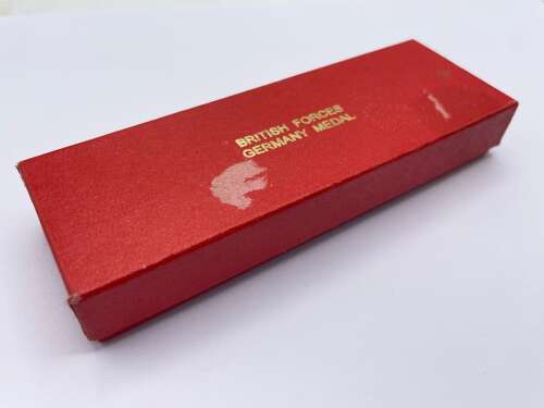 Post WW2 British Forces Germany Commemorative Medal Empty Box