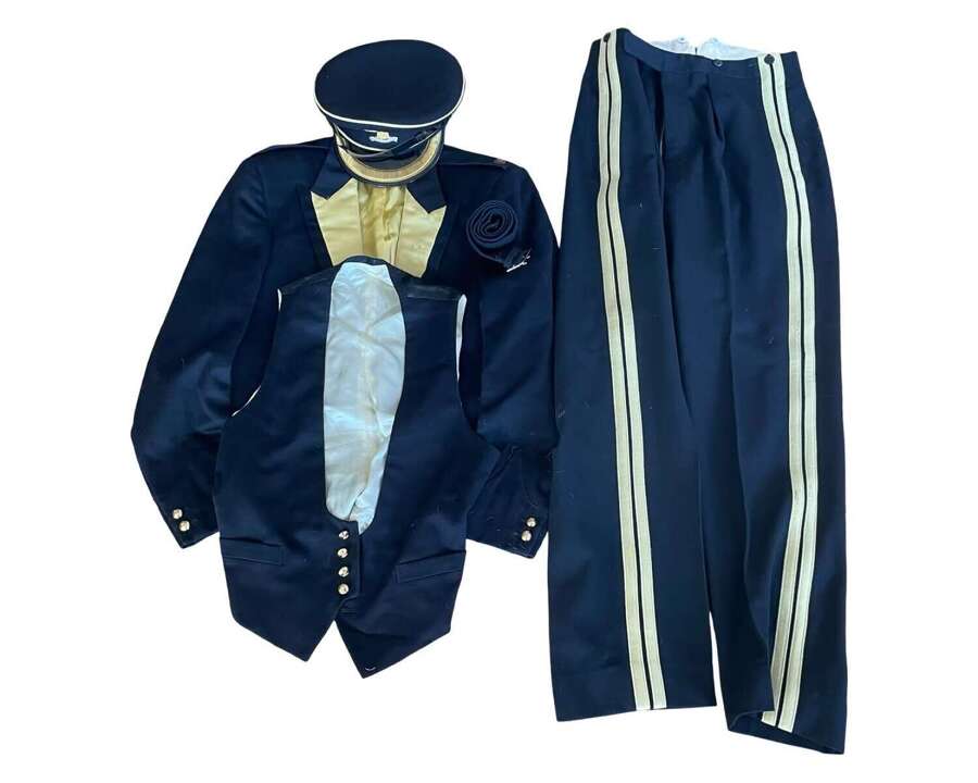 Post WW2 Royal Army Pay Corps (RAPC) Officers Mess Dress, Trousers & Cap