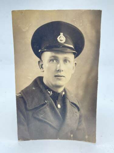 WW2 1940 Dated British Royal Marines Portrait Photograph