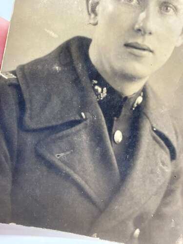 WW2 1940 Dated British Royal Marines Portrait Photograph