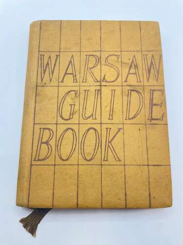 Early Post WW2 1956 Dated 1st Edition Warsaw Guide Book