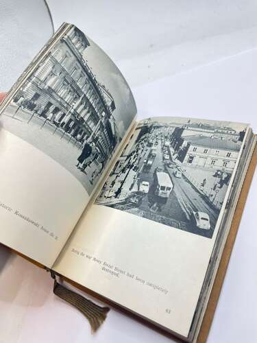 Early Post WW2 1956 Dated 1st Edition Warsaw Guide Book
