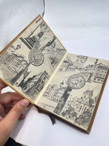 Early Post WW2 1956 Dated 1st Edition Warsaw Guide Book