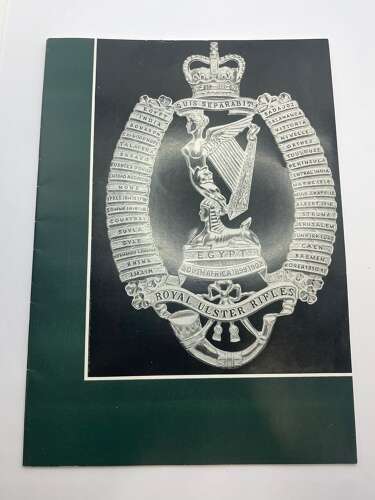 Post WW2 The Regimental Museum Of The Royal Ulster Rifles Booklet