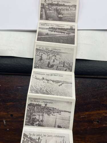 Antique 1930s “All Good Luck Wishes From Littlehampton” Postcard
