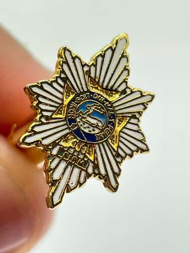 Post WW2 British Gold Tone Worcestershire & Sherwood Forester Regiment Cufflinks