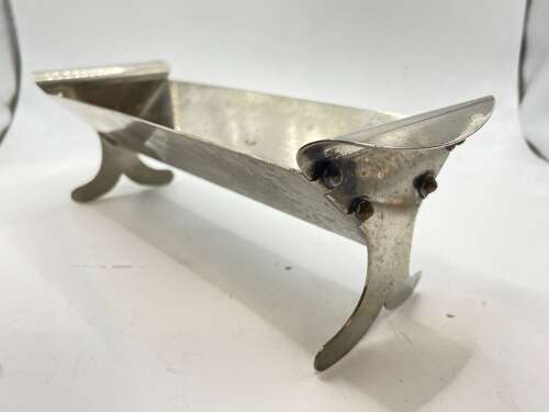 Antique Silver Plated Sugar Cube Trough Tray