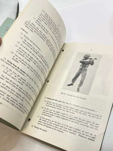 Post WW2 Infantry Training Volume I The Sub Machine Gun 1955 Pamphlet