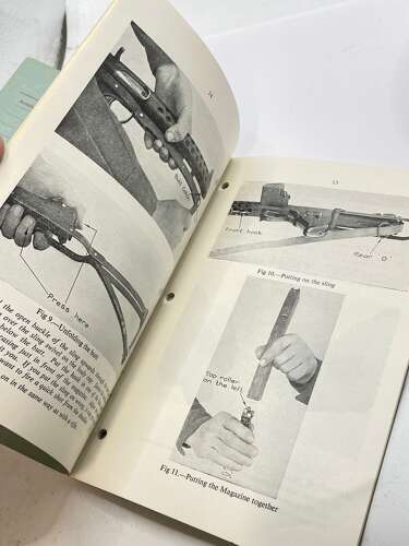 Post WW2 Infantry Training Volume I The Sub Machine Gun 1955 Pamphlet