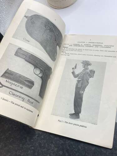 Post WW2 Infantry Training Volume I 9mm Browning Self Loading Pistol Pamphlet