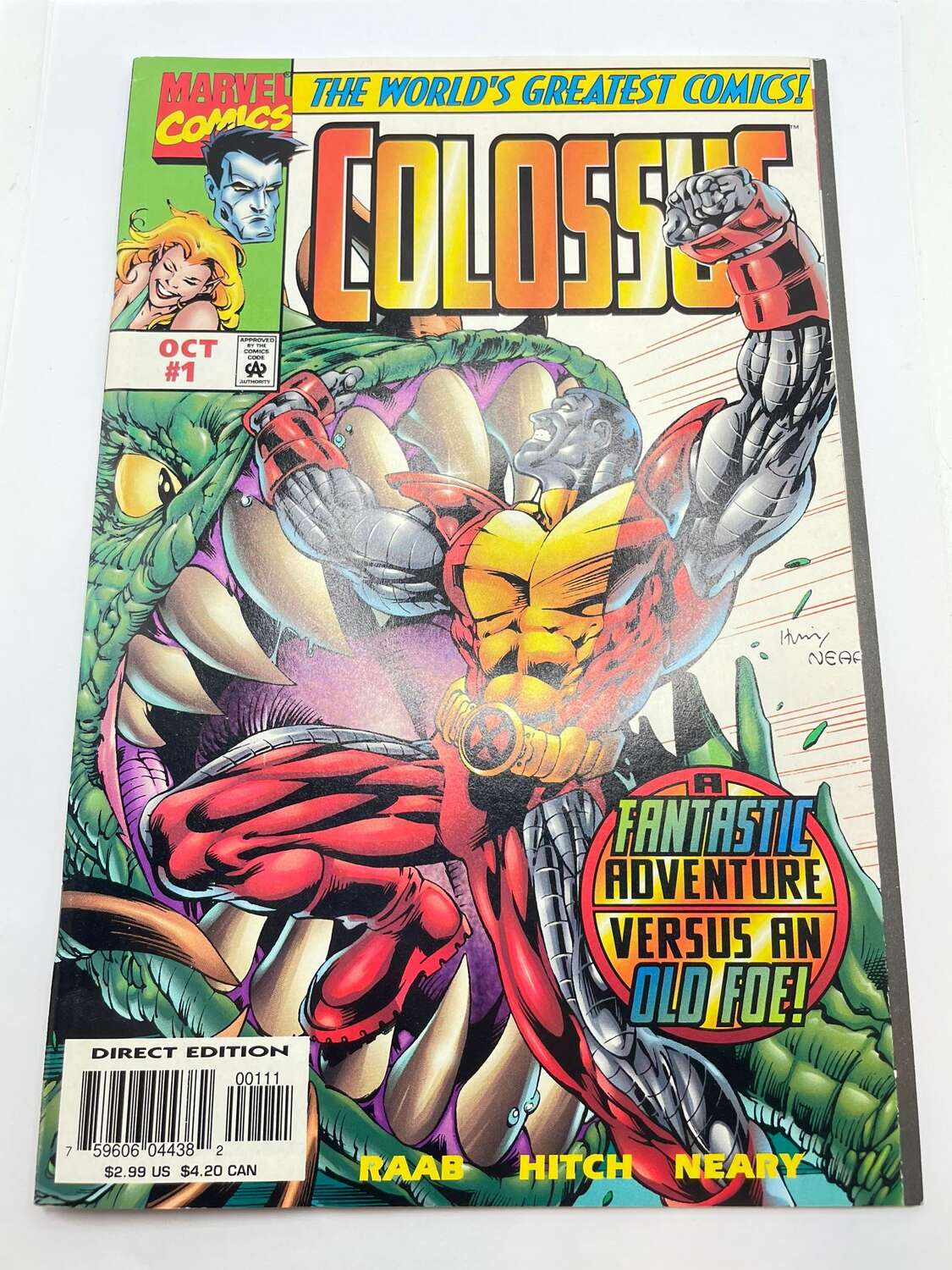 Vintage Colossus #1 Oct. 1997 Marvel Comics One-shot Raab Hitch Neary X-men