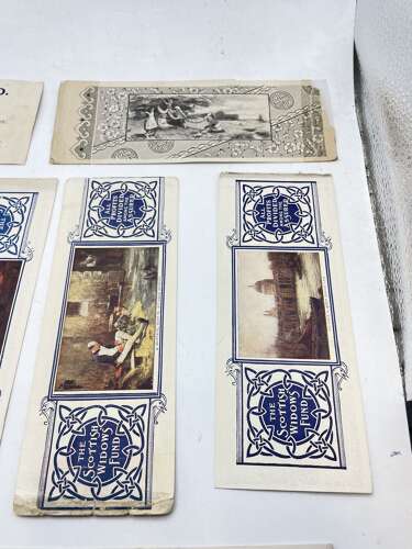 Job Lot Of WW1 To WW2 Scottish Widows Fund Bookmarks For Mutual Life Assurance
