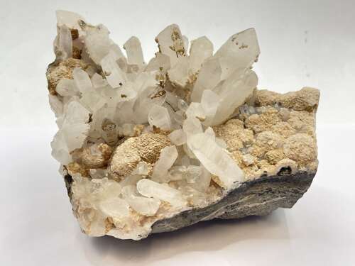 Beautiful 1.4kg Large Natural Quartz Matrix With Large Points