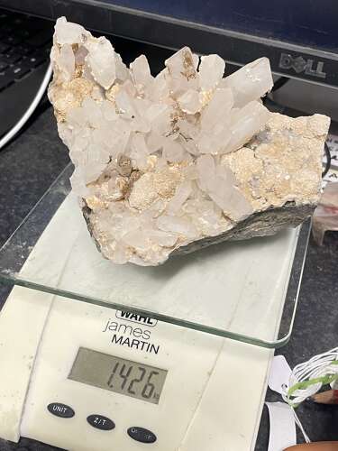 Beautiful 1.4kg Large Natural Quartz Matrix With Large Points