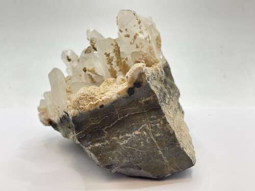 Beautiful 1.4kg Large Natural Quartz Matrix With Large Points