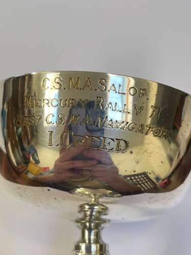 Vintage 1971 Civil Service Motoring Association Mercury Rally Navigator Trophy