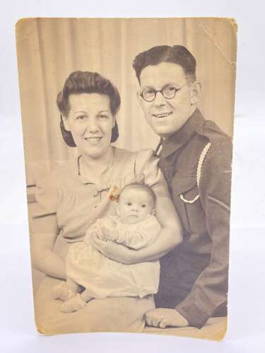 WW2 Period British Army Royal Artillery Corporals Portrait Photograph