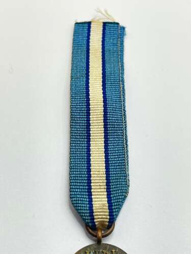 Post WW2 United Nations Cyprus Miniature Medal With Ribbon