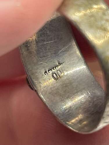 WW2 British Army Auschwitz E715 POW Art & German Canteen Ring Group