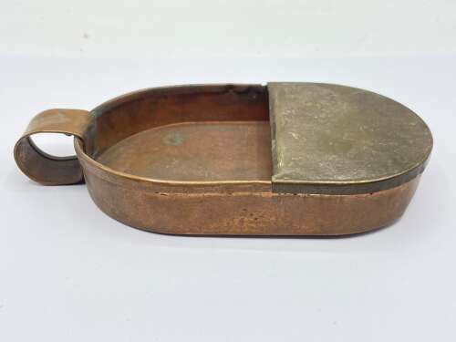 Antique Edwardian Brass & Copper Beggars Collection Pot