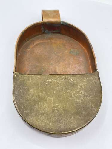 Antique Edwardian Brass & Copper Beggars Collection Pot