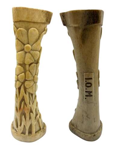 WW1 Knockaloe Internment Camp Isle Of Man Prisoner Of War Ox Cattle Carving