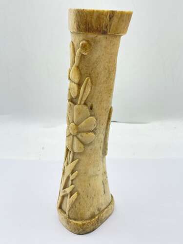 WW1 Knockaloe Internment Camp Isle Of Man Prisoner Of War Ox Cattle Carving