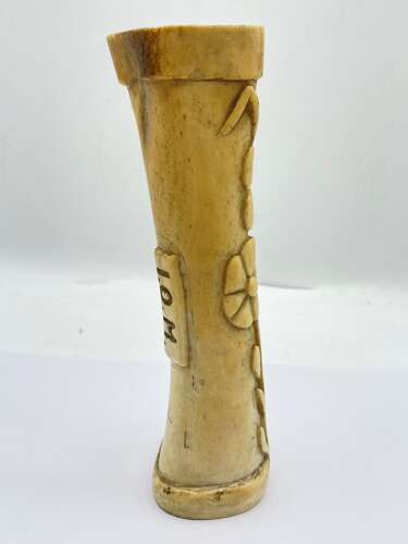 WW1 Knockaloe Internment Camp Isle Of Man Prisoner Of War Ox Cattle Carving