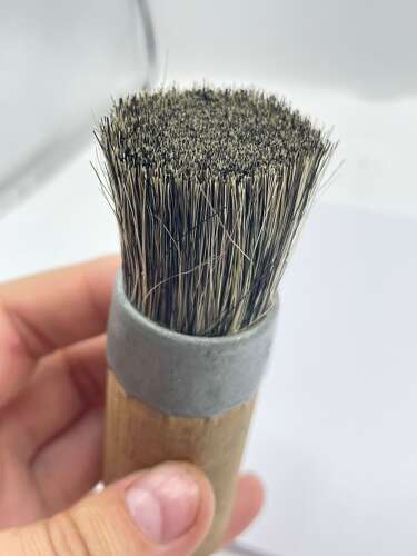 Post WW2 British Army 1997 Dated Shaving Brush Marked With Broad Arrow
