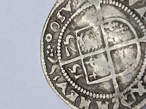 Antique Elizabeth 1st Sixpence Hammered Silver Coin 1575 - Good Condition