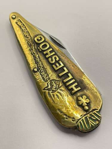 Vintage 1950s Hilleshog Sugar Beet Advertising Knife Single Blade