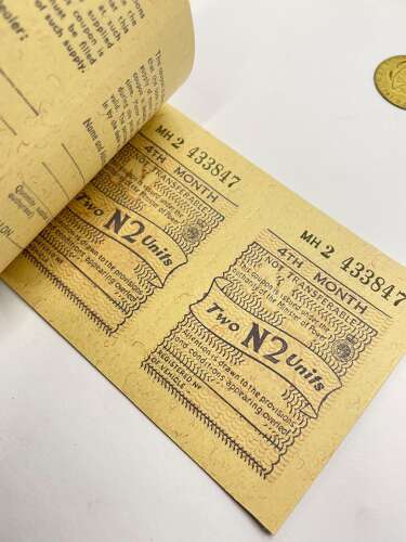 Post WW2 British Motor Fuel Ration Book Unused/ Un Issued