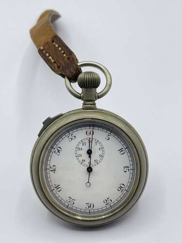 WW1 1916 Dated British Army Moise Dreyfuss Mark II Working Stop Watch & Strap