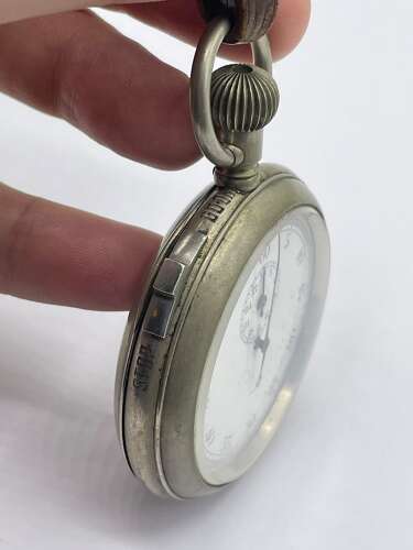 WW1 1916 Dated British Army Moise Dreyfuss Mark II Working Stop Watch & Strap