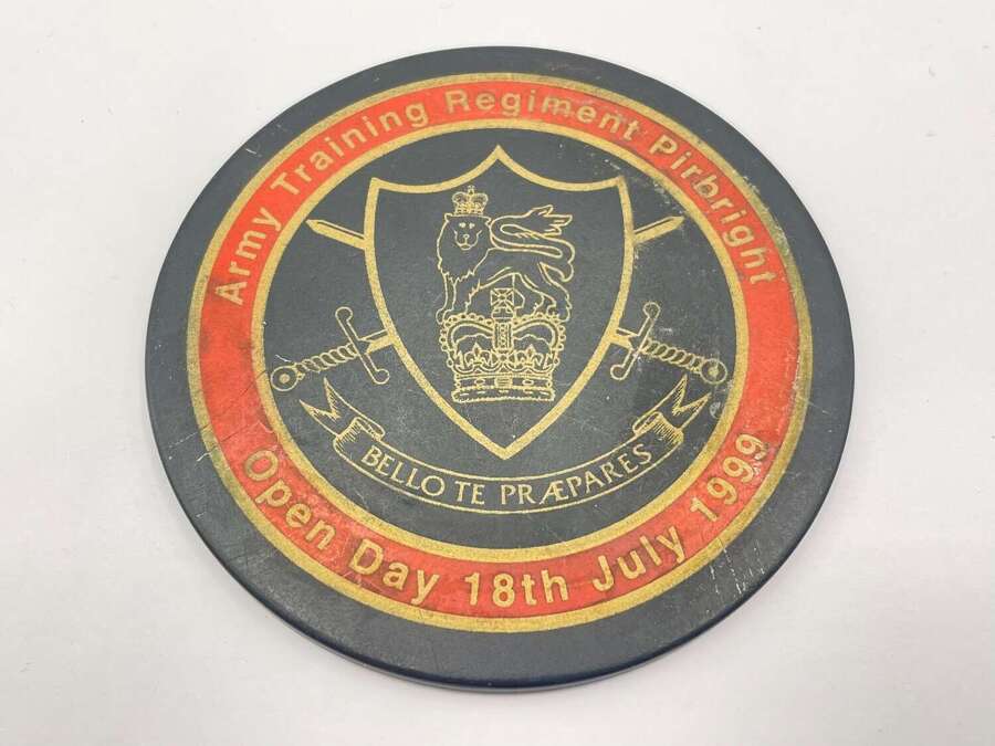 Post WW2 Army Training Regiment Pirbright 1999 Slate Coaster