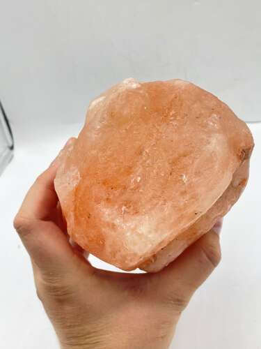 Large Vintage Pink Natural Himalayan Rock Salt Crystal