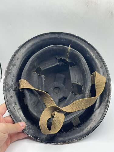 WW2 1943 Dated Ro&Co British Army MkII Steel Helmet With Chinstrap & Liner